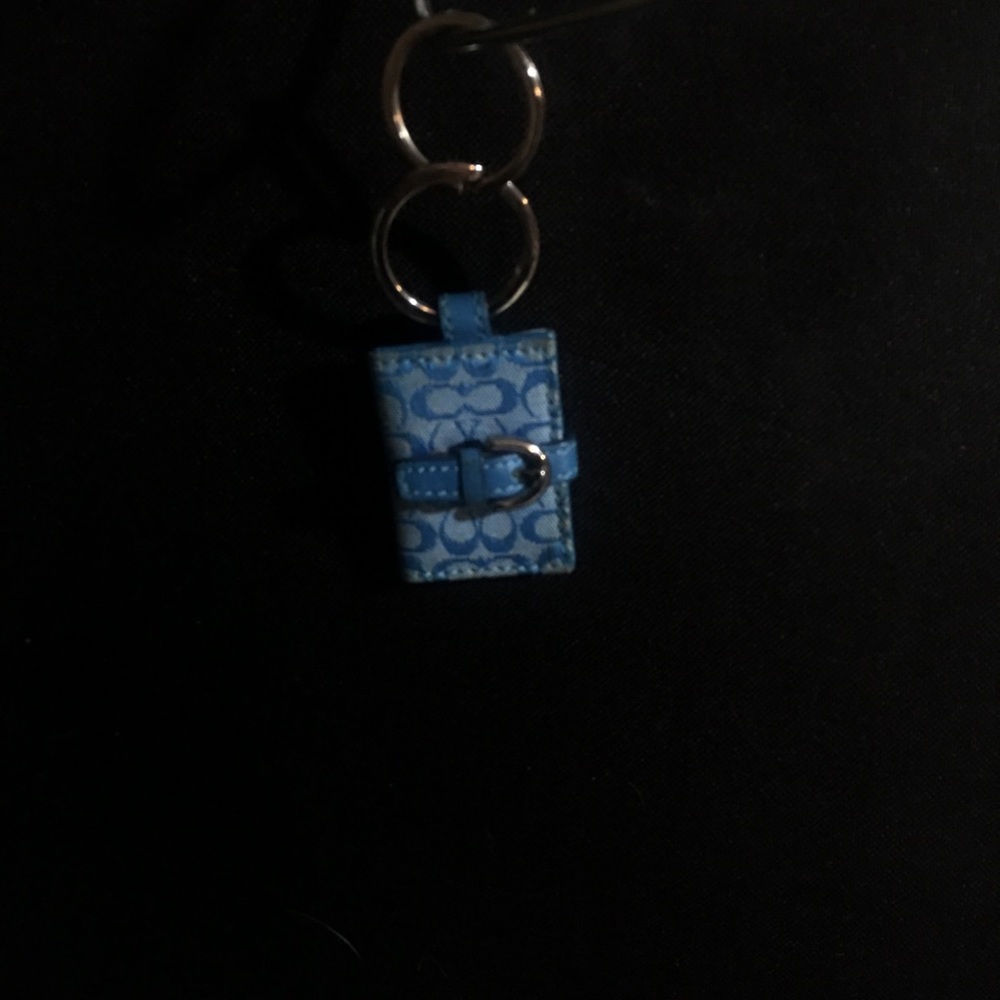 Coach photo keychain